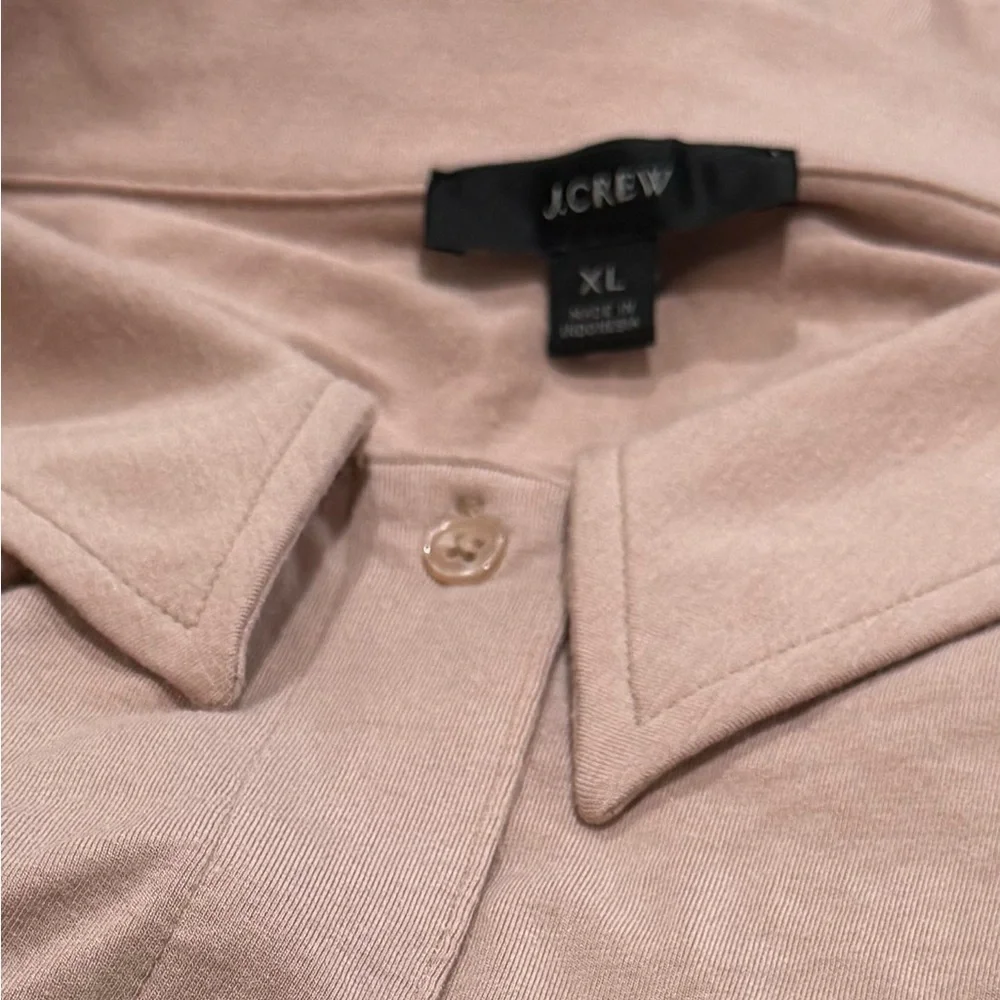 J. Crew Button Up collared T-shirt NWOT Sz XL